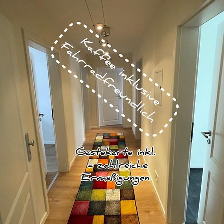 נאומבורג Schoene Neue 4 Zimmer Wohnung Mit Sued-Balkon Bis 8 Personen מראה חיצוני תמונה