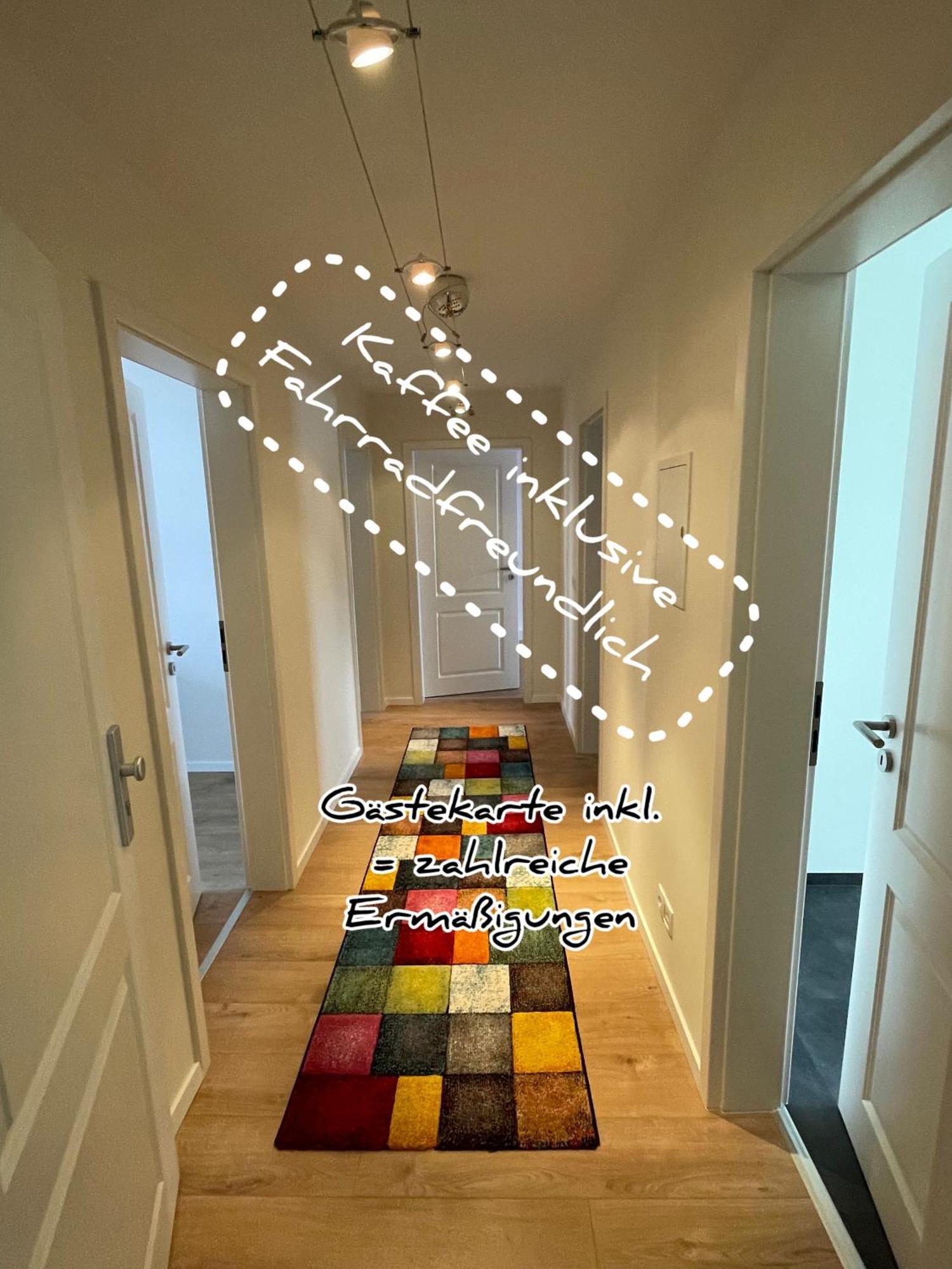 נאומבורג Schoene Neue 4 Zimmer Wohnung Mit Sued-Balkon Bis 8 Personen מראה חיצוני תמונה